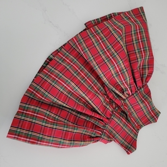 Pippa & Julie Infant Baby Christmas Party Holiday Red Plaid Dress Cardigan 3-6 M - Picture 5 of 8